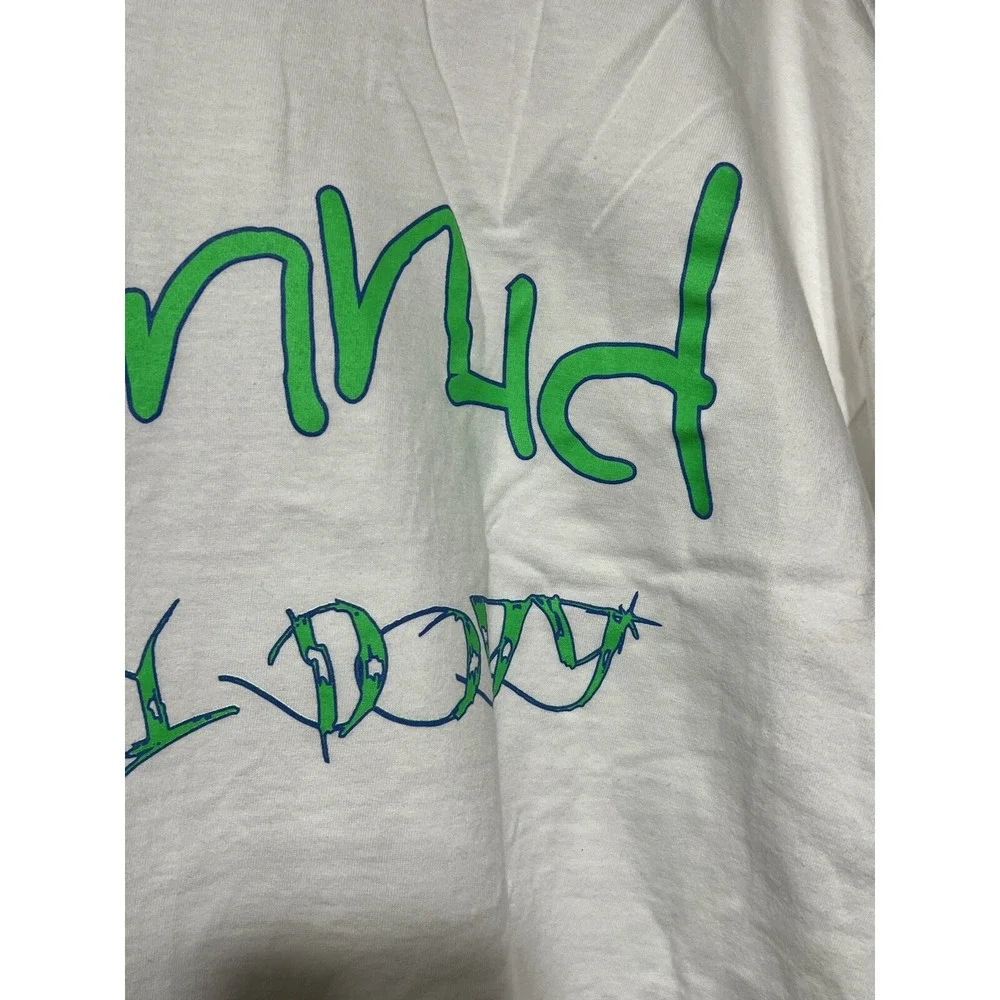 4Hunnid Snoop Dogg Murder Was The Case Long Sleeve Tee XXL White Hip Hop